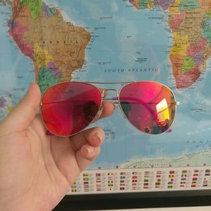 Red Miami sunglasses